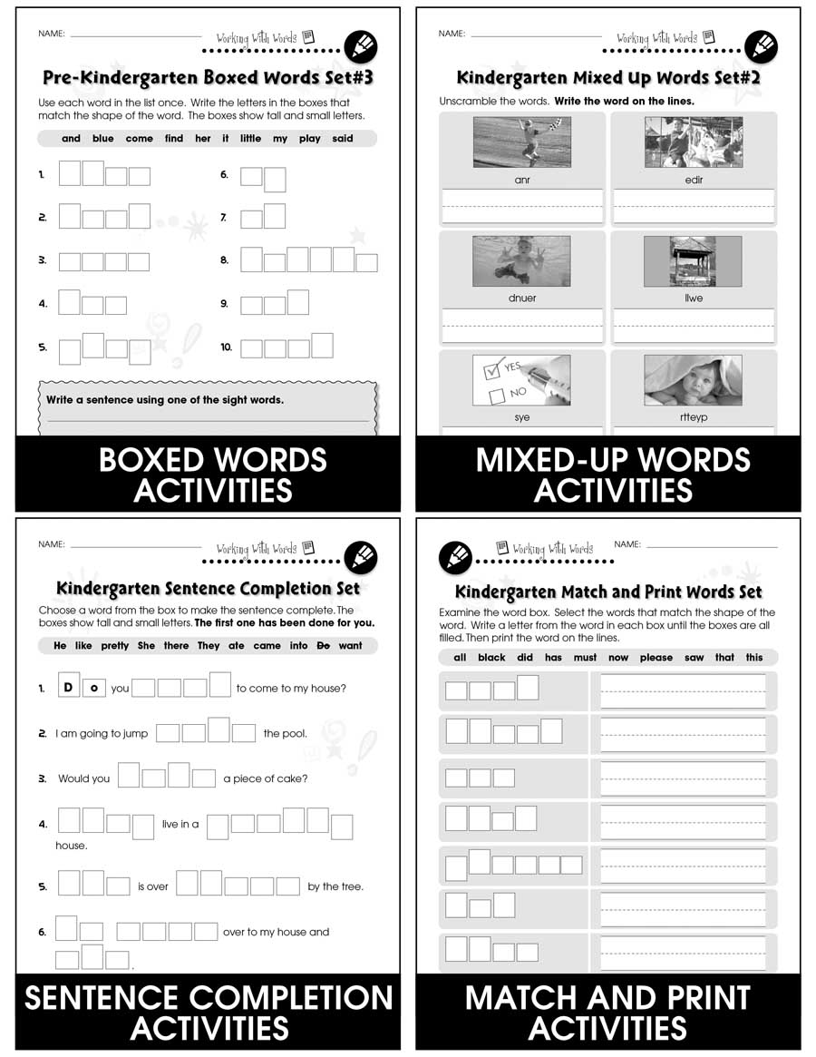 High Frequency Sight Words Gr. PK-2 - eBook