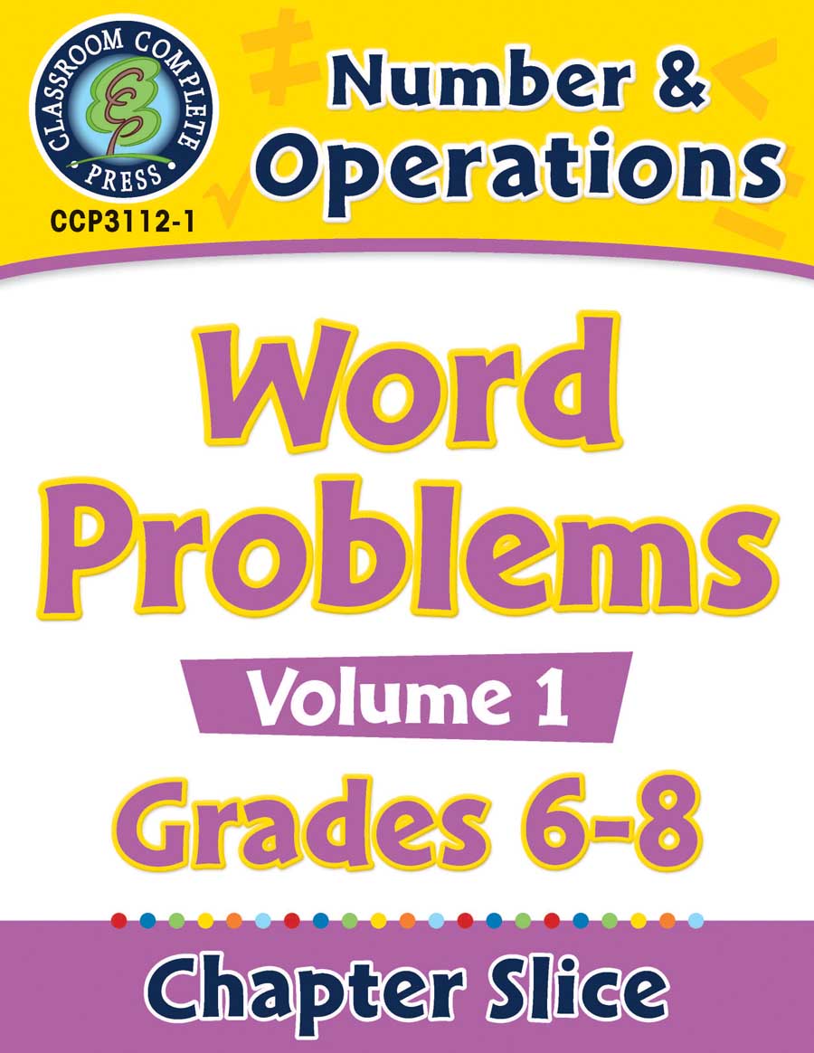 Number & Operations - Task Sheets Vol. 1 Gr. 6-8 - Chapter Slice eBook