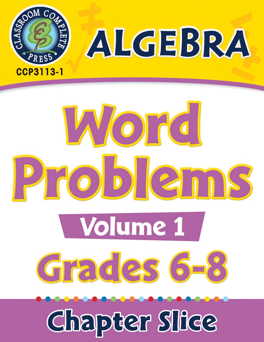Algebra - Task Sheets Vol. 1 Gr. 6-8 - Chapter Slice eBook
