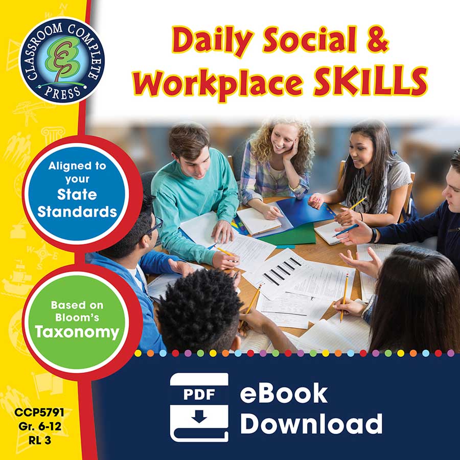 Daily Social & Workplace Skills Gr. 6-12 - eBook